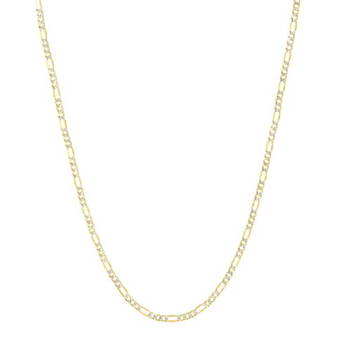 Two Tone Sterling Silver Necklace