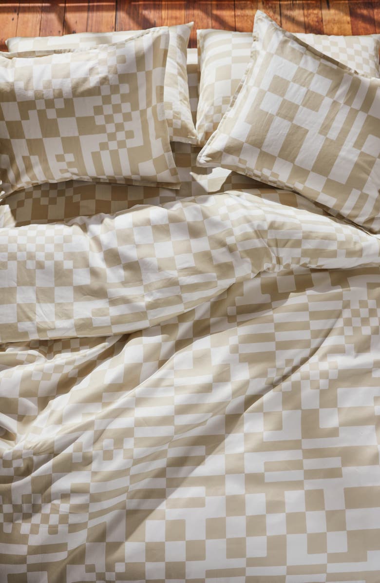 Dusen Dusen Check Duvet Cover & Sham Set, Alternate, color, 