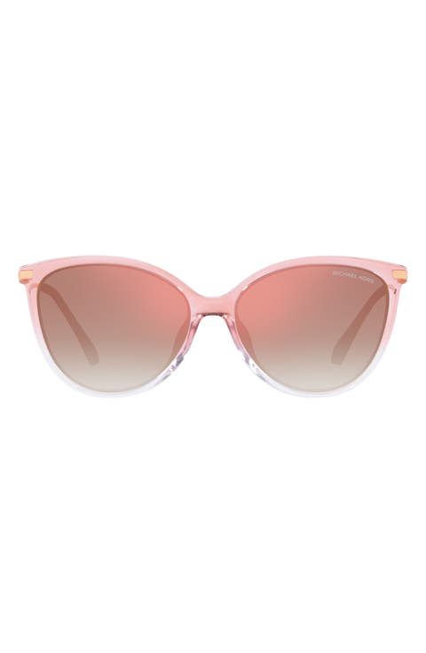 Dupont 58mm Gradient Cat Eye Sunglasses