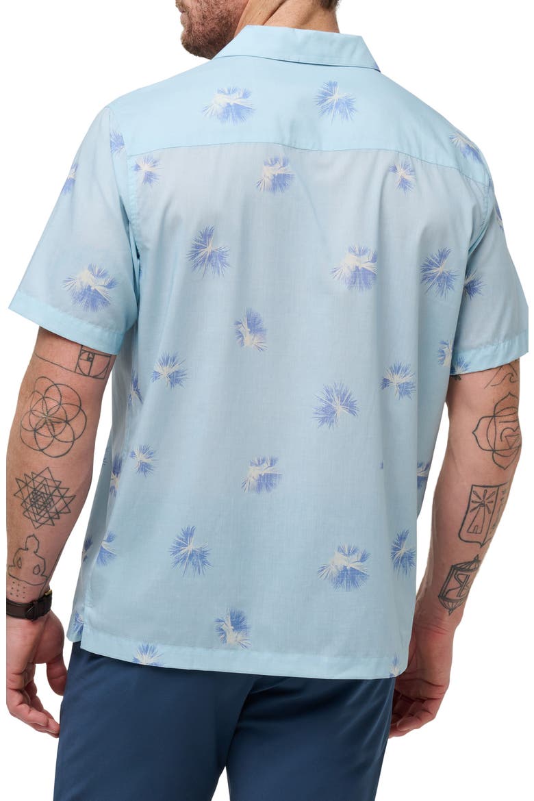 Casino Holiday Camp Shirt, Alternate, color, HEATHER DREAM BLUE