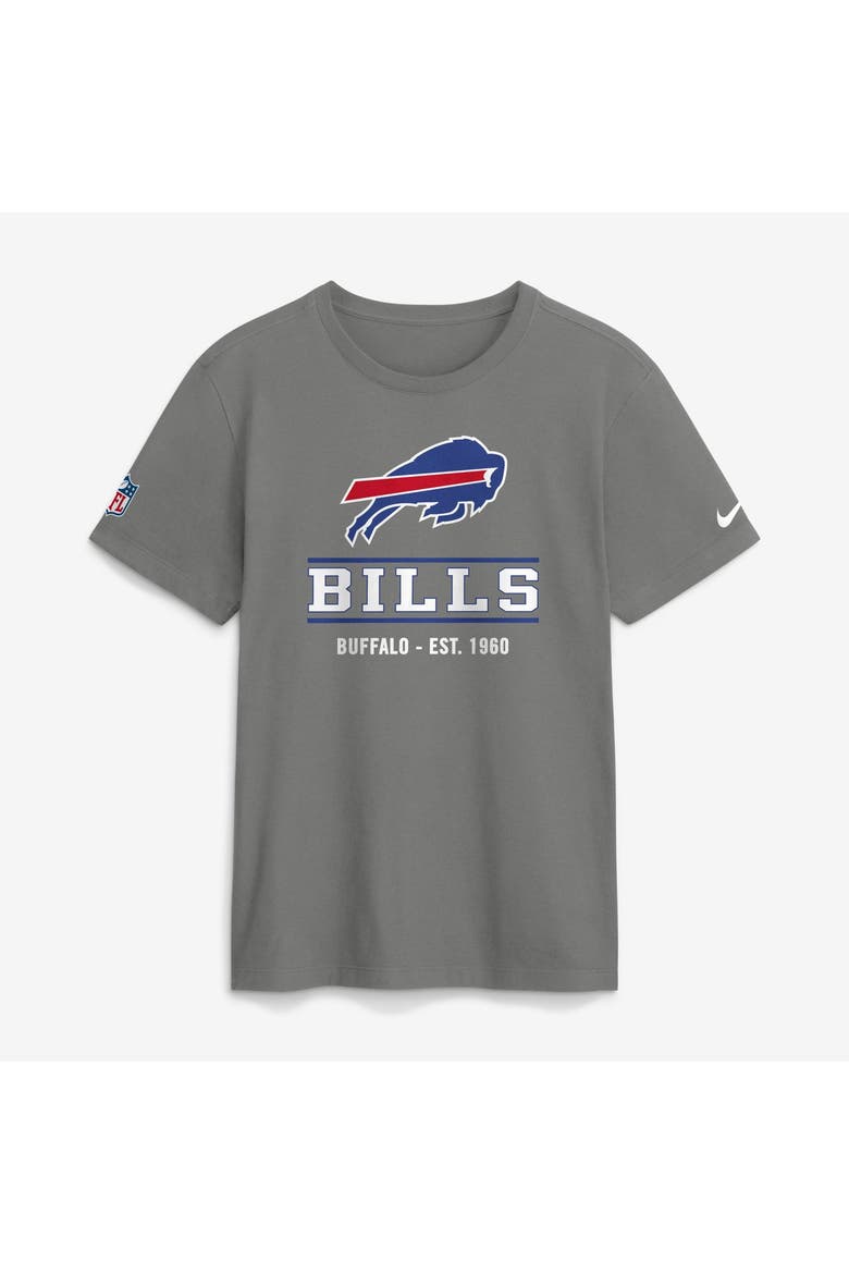 Men's Nike Gray Buffalo Bills Sideline Alternate Final Sprint Dri-FIT T-Shirt, Main, color, Gray