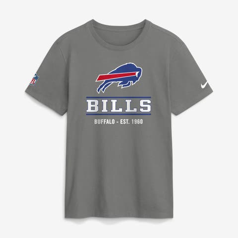 Men's Nike Gray Buffalo Bills Sideline Alternate Final Sprint Dri-FIT T-Shirt
