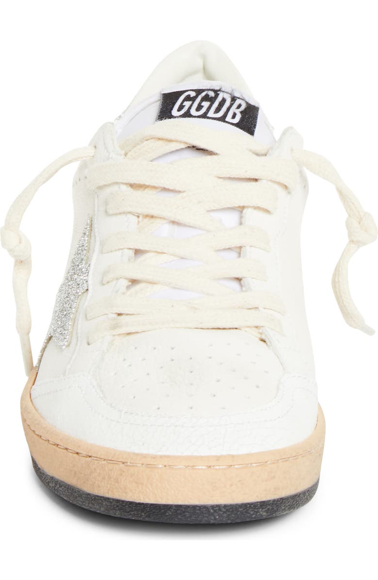 Golden Goose Ball Star Low Top Sneaker, Alternate, color, White/ Silver