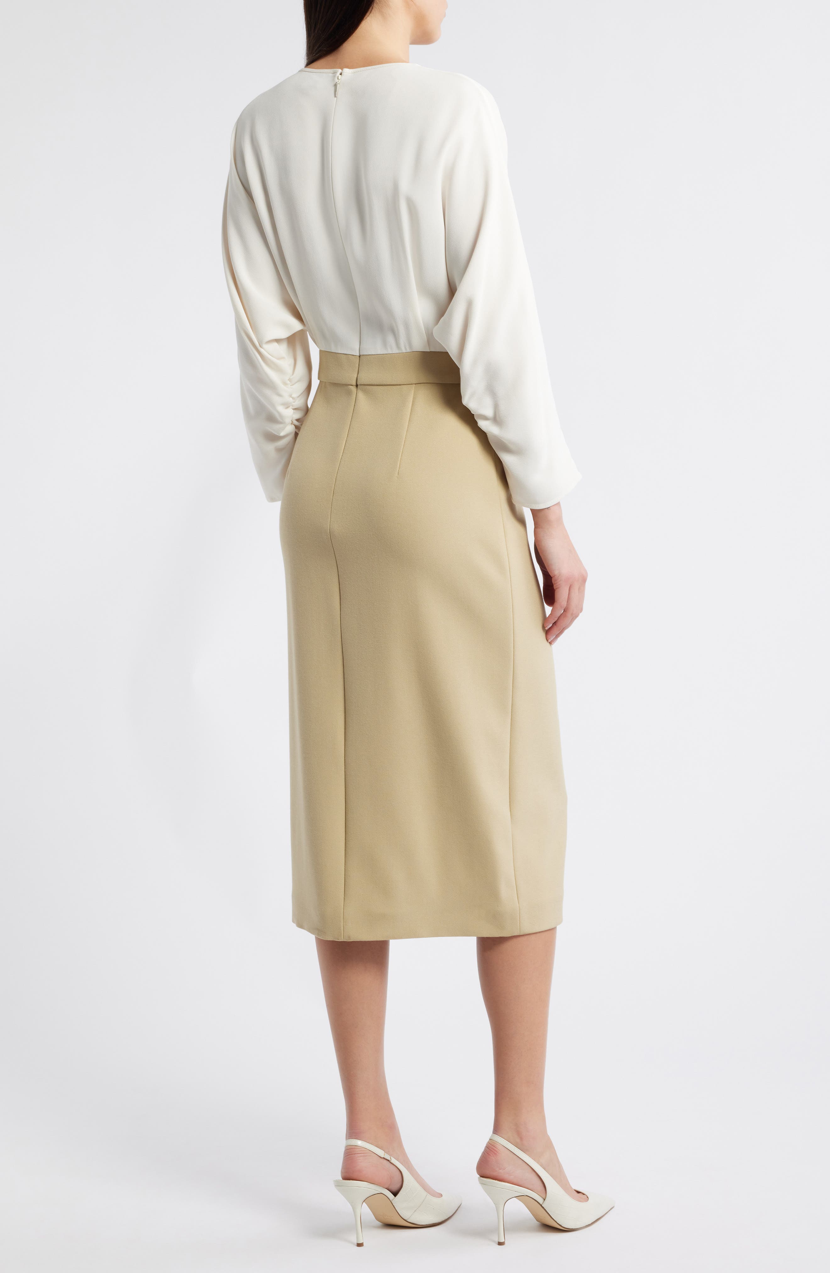 Ditela Mixed Media Dress - image 2