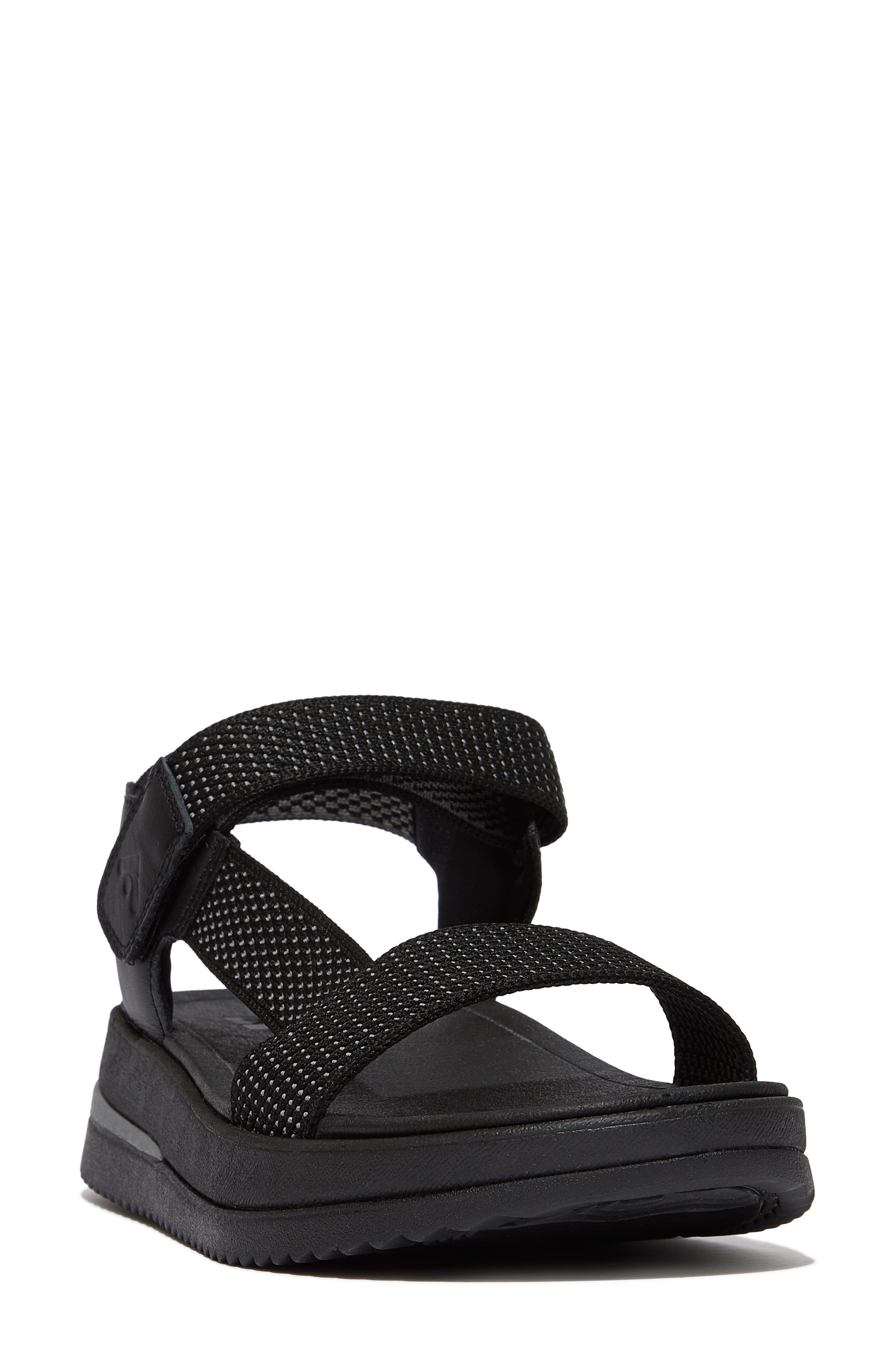 FitFlop Surff Two Tone Webbing Platform Sandal, Main, color, 