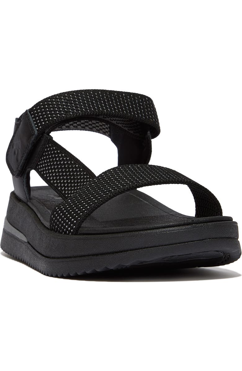 FitFlop Surff Two Tone Webbing Platform Sandal, Main, color,