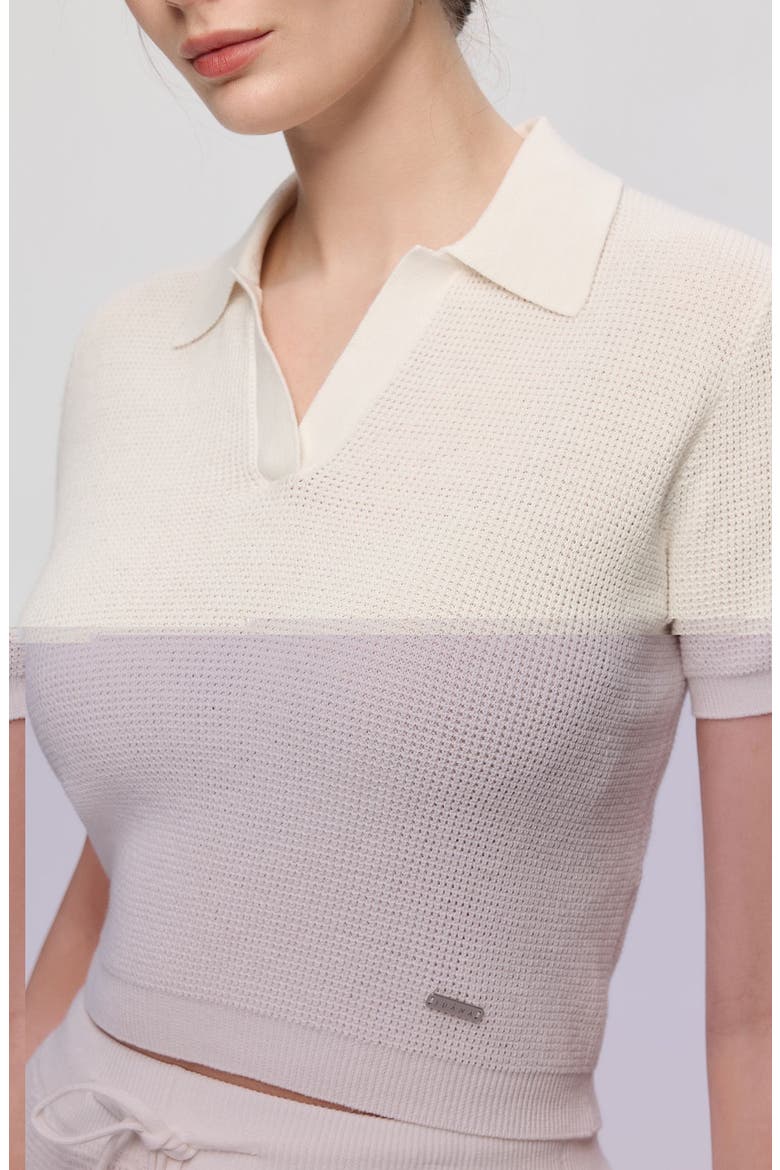 Noa Open Knit Top, Alternate, color, White