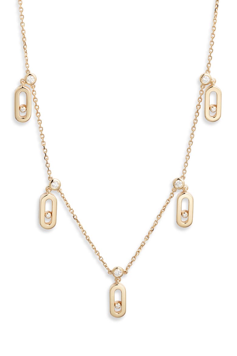 Move Uno Tassel Choker Necklace, Main, color, YELLOW GOLD