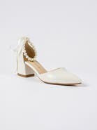 Forever & Always Shoes Evania Block Heel Wedding Pump