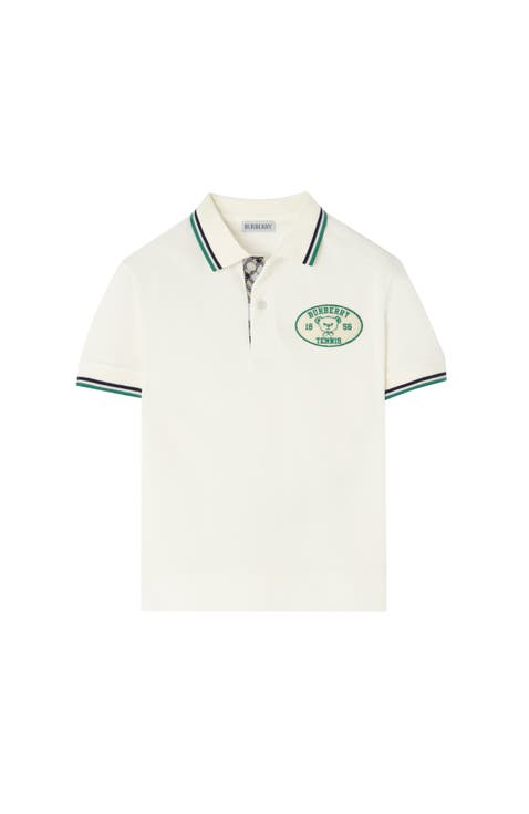 Tennis Bear Cotton Polo Shirt