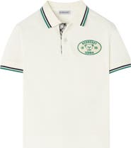 Burberry Tennis Bear Cotton Polo Shirt