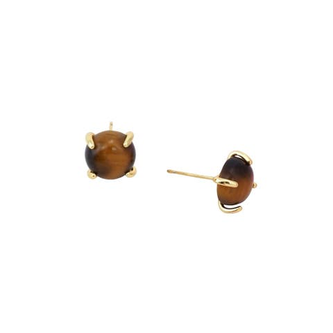 Tigers Eye Studs