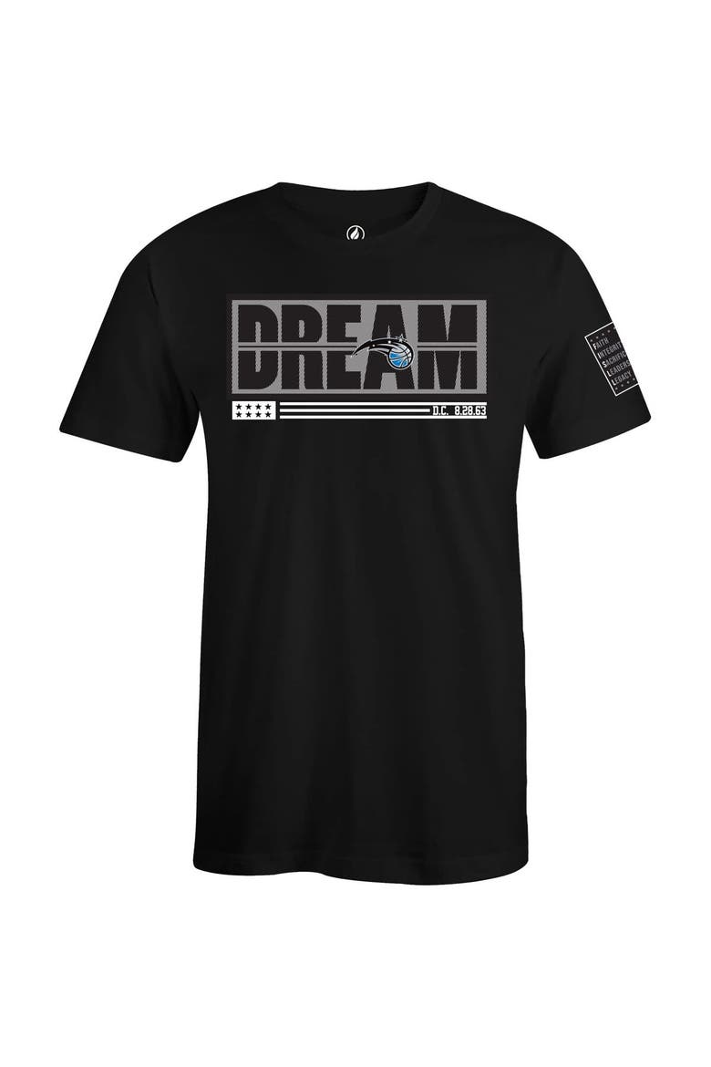 Unisex FISLL x Black History Collection  Black Orlando Magic T-Shirt, Alternate, color, Black