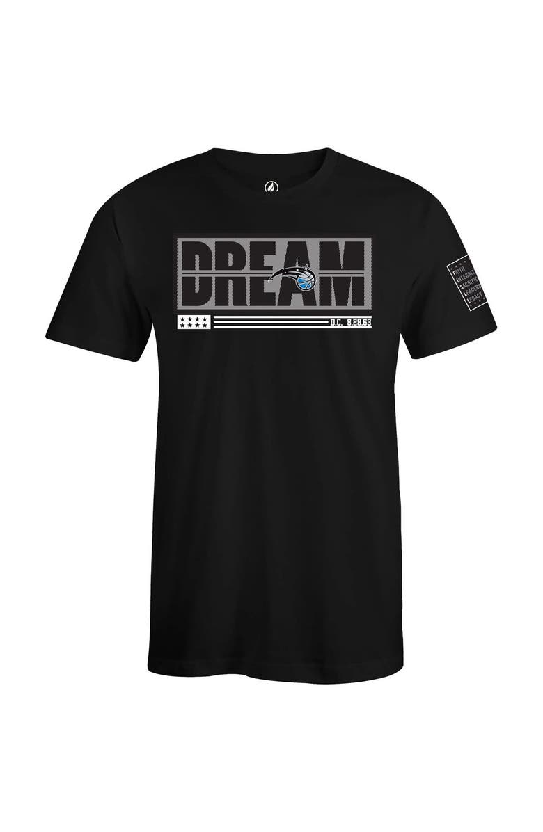 FISLL Unisex FISLL x Black History Collection  Black Orlando Magic T-Shirt, Alternate, color, Black