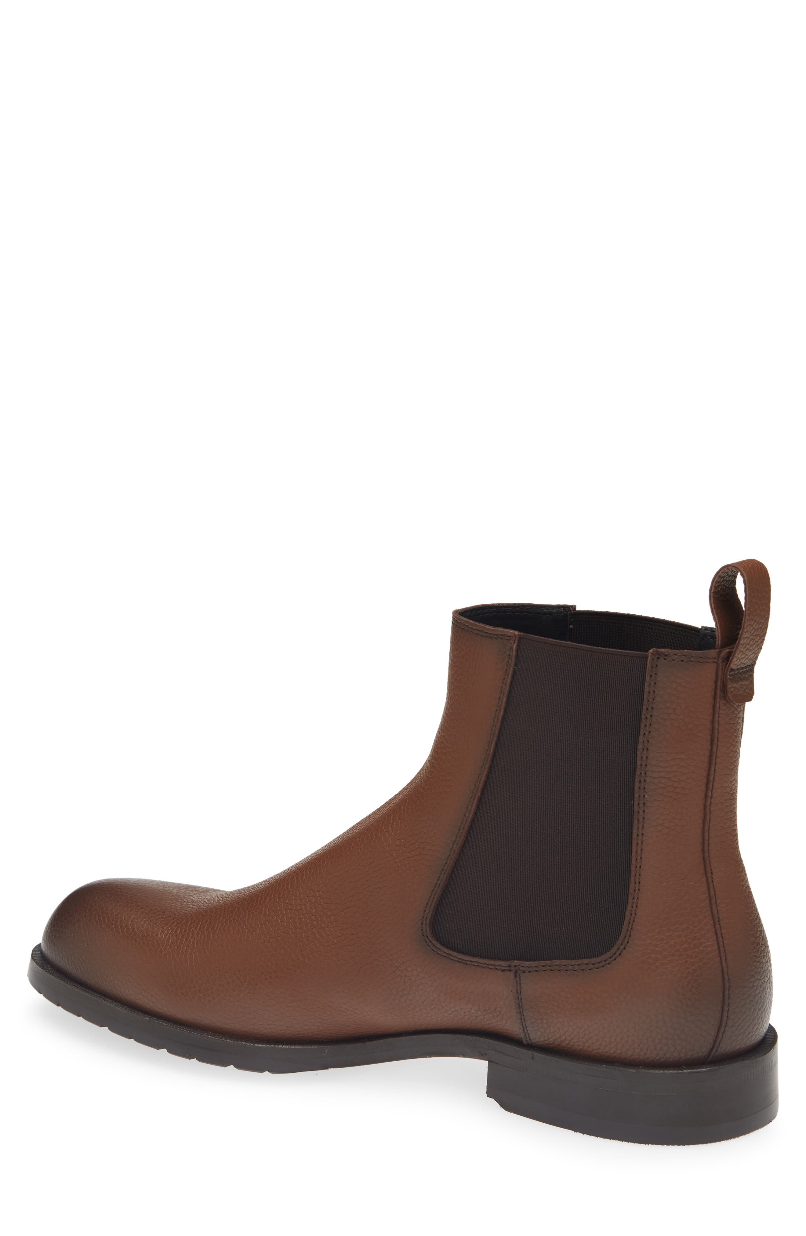Tayil Leather Chelsea Boot, Main, color, MEDIUM BROWN