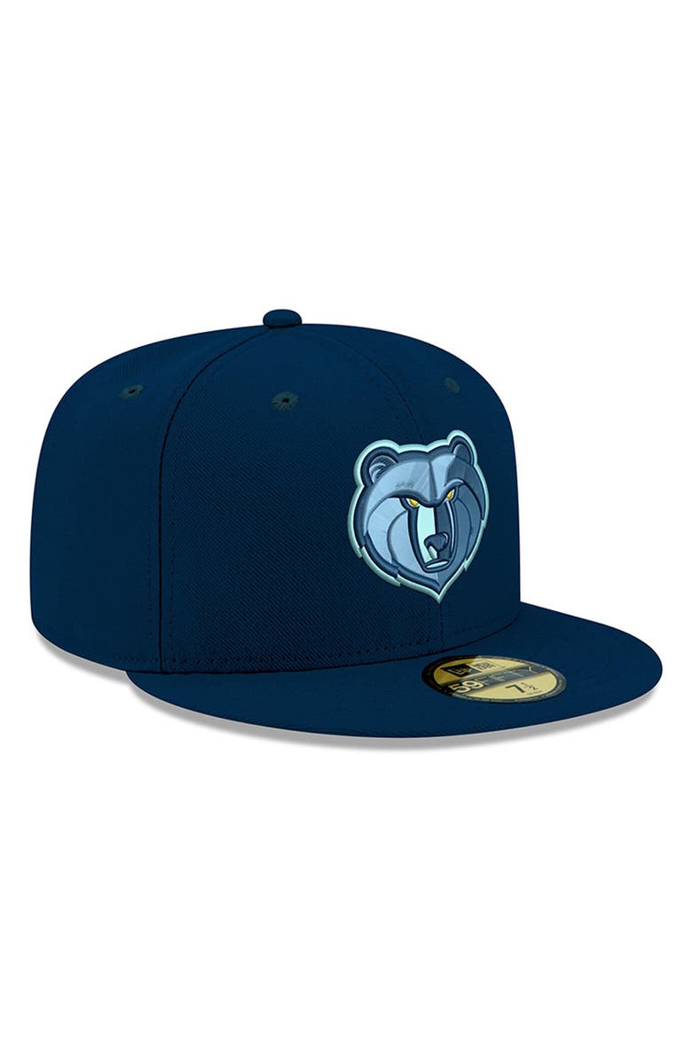 New Era Men's New Era Blue Memphis Grizzlies New Logo Official Team Color 59FIFTY Fitted Hat, Alternate, color, 