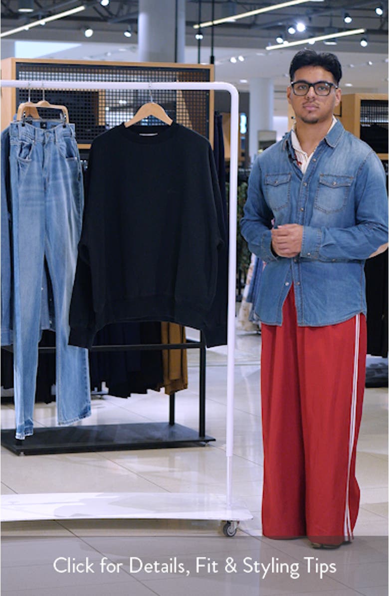 Classic Crewneck Sweatshirt, sales video thumbnail