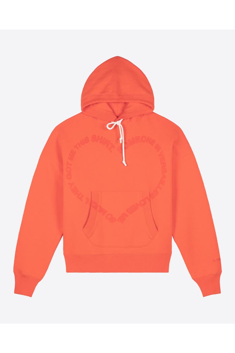 HK Versailles Hearts Hoodie, Main, color, Kimset Blood Orange