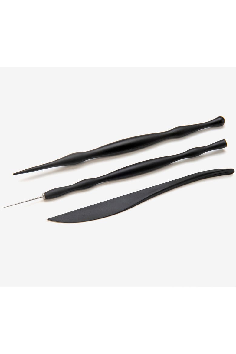 Sculpey Clay Tool Starter Set Clay Sculpting Tools, Alternate, color, Black