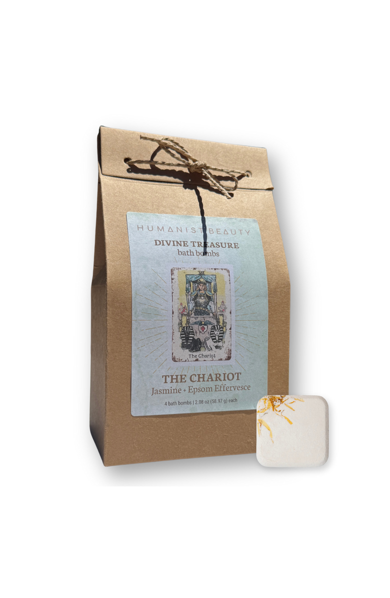 Humanist Beauty Divine Treasure Bath Bombs, Alternate, color, The Chariot