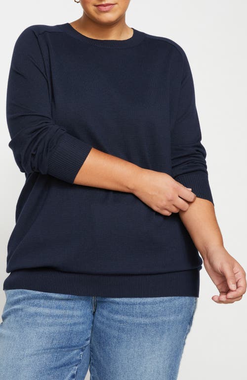 Universal Standard Crewneck Sweater in Navy 