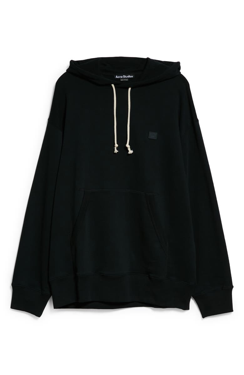 Acne Studios Women's Fonbar Face Patch Oversize Organic Cotton Hoodie, Alternate, color, 