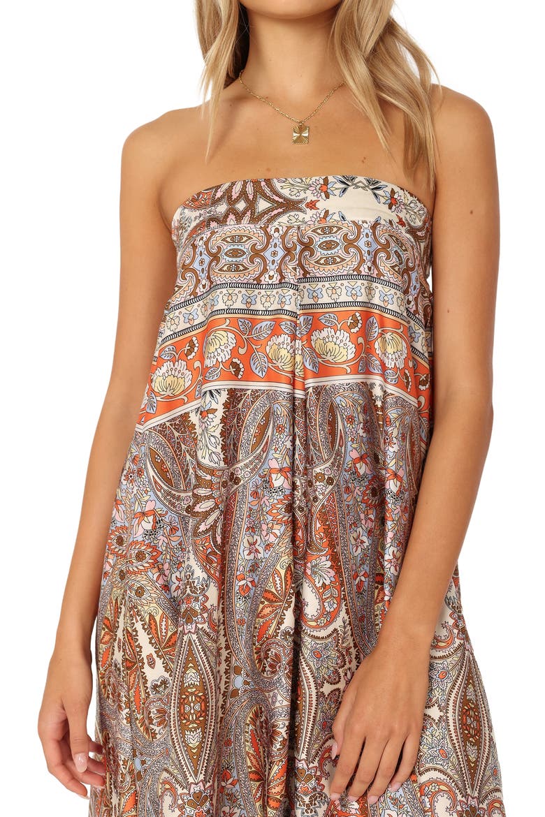 Sarah Strapless Jumpsuit, Alternate, color, MULTI
