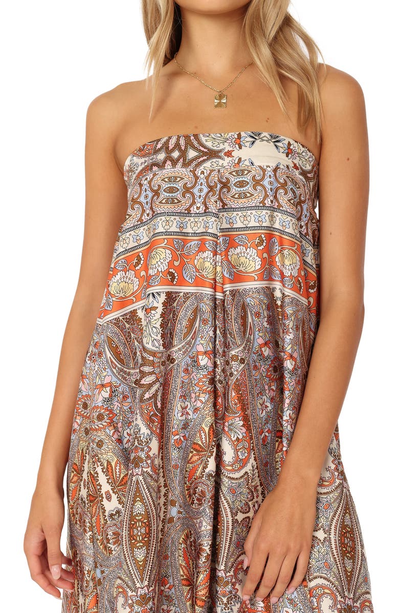 Petal & Pup Sarah Strapless Jumpsuit, Alternate, color,