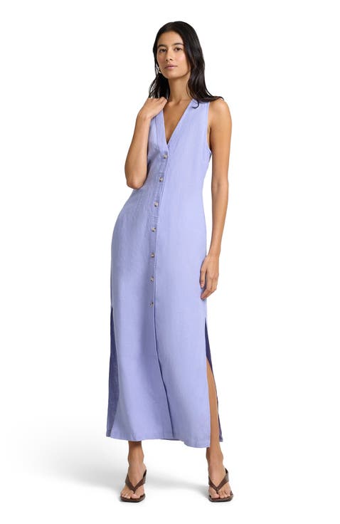 Air Linen Button Down Maxi