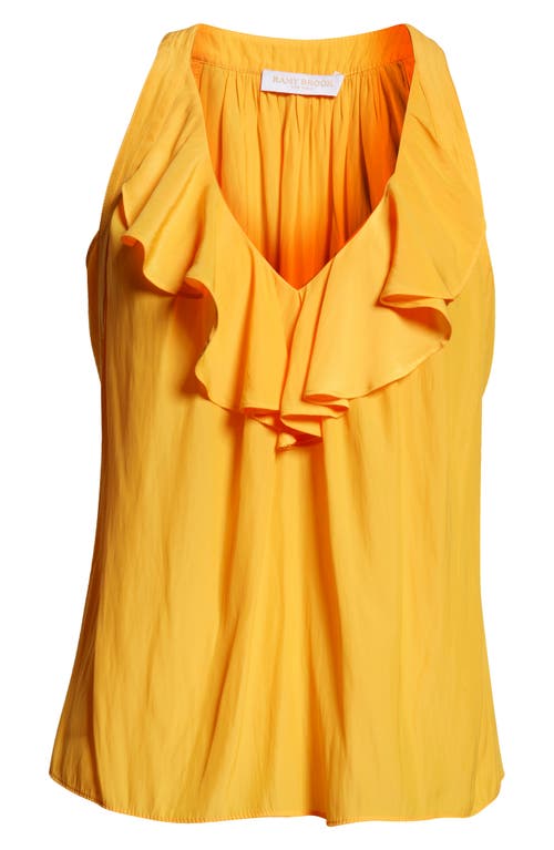 RAMY BROOK RAMY BROOK NELLIE RUFFLE SLEEVELESS TOP