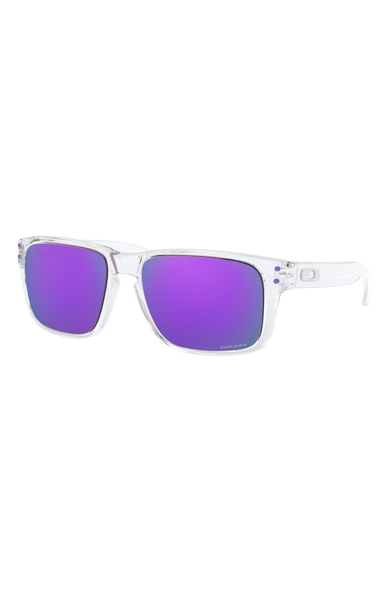 Oakley Kids' Holbrook<sup>™</sup> 53mm Prizm<sup>™</sup> Polarized Rectangle Sunglasses, Alternate, color,