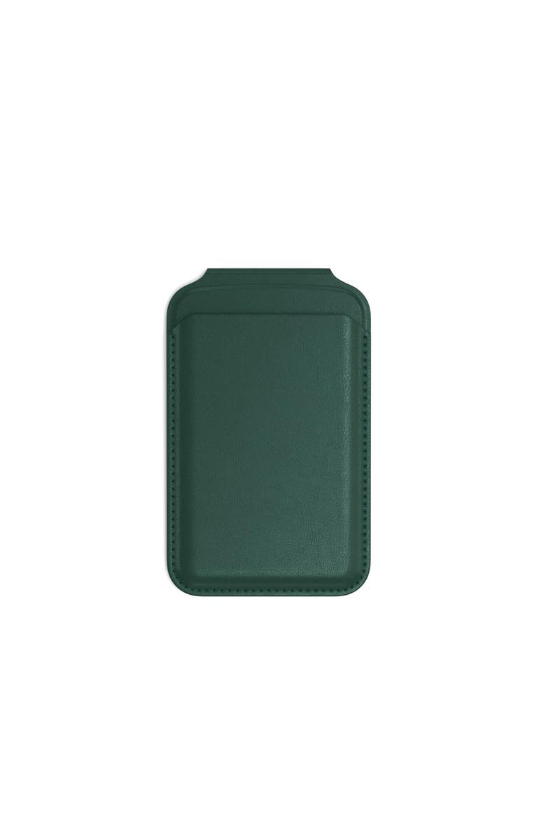 Satechi Vegan-Leather Magnetic Wallet Stand, Alternate, color, Forest Green