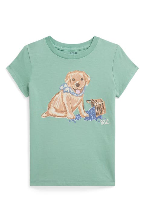 Kids' Puppy Cotton Graphic T-Shirt (Toddler & Little Kid)