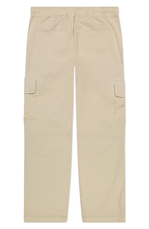 Wesc Open Bottom Cargo Joggers In Neutral