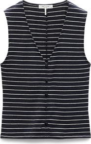 rag & bone The Knit Stripe T-Shirt