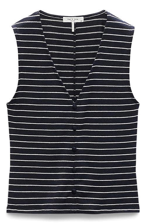 Rag & Bone Knit Striped Vest Top