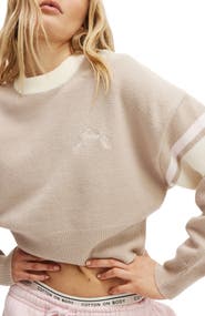 COTTON ON BODY Women's Active Stripe Knit Pullover