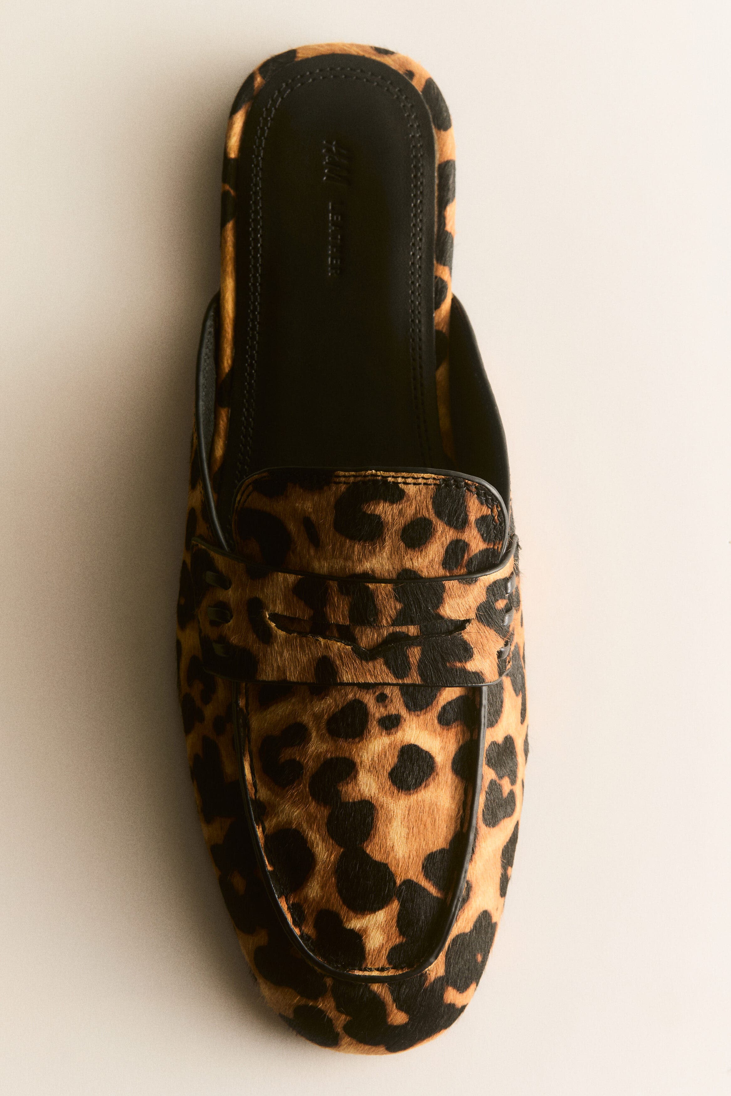 Leather Loafer Mules - image 2