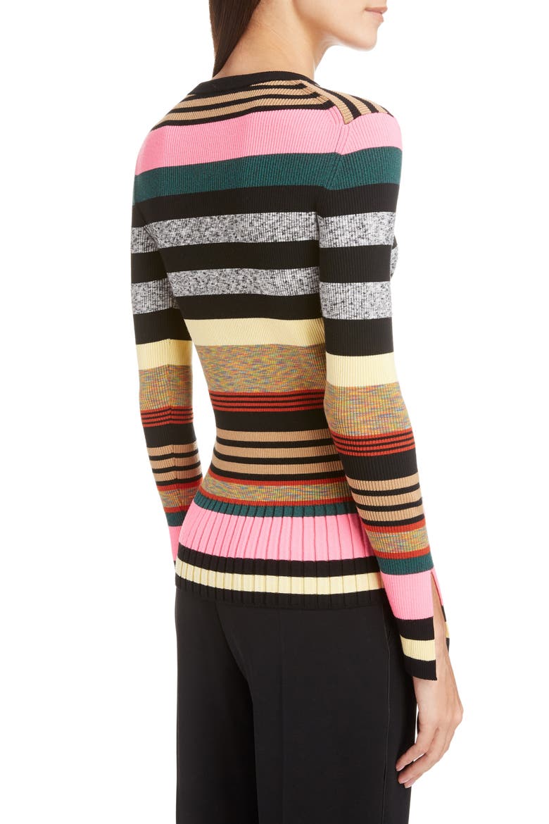 Stripe Sweater, Alternate, color, MULTICOLOR