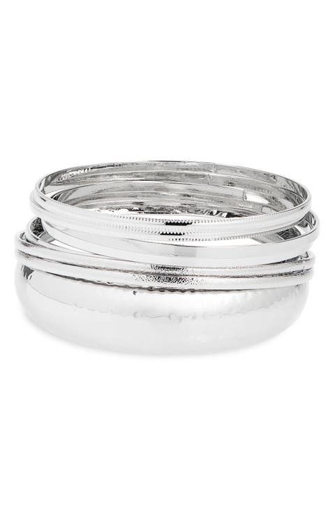 Set of 8 Bangle Bracelets