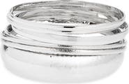 NATASHA Set of 8 Bangle Bracelets
