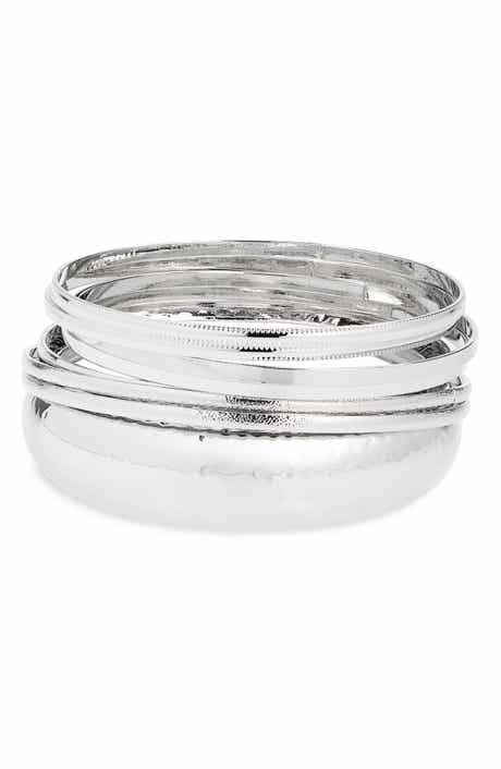 NATASHA Set of 8 Bangle Bracelets