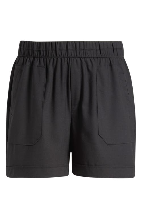 Wit & Wisdom Skyrise Patch Pocket Shorts In Black