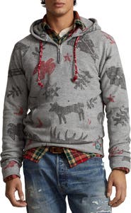 Polo Ralph Lauren Brushed Fleece Half Zip Hoodie