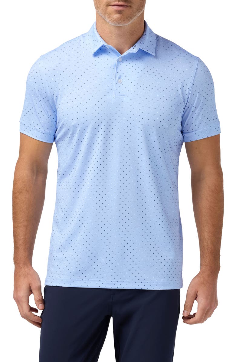 Mizzen+Main Versa Trim Fit Performance Golf Polo, Main, color, 