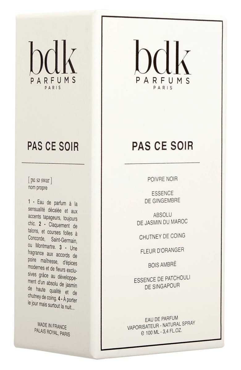 BDK Parfums Pas ce Soir Eau de Parfum, Alternate, color, 