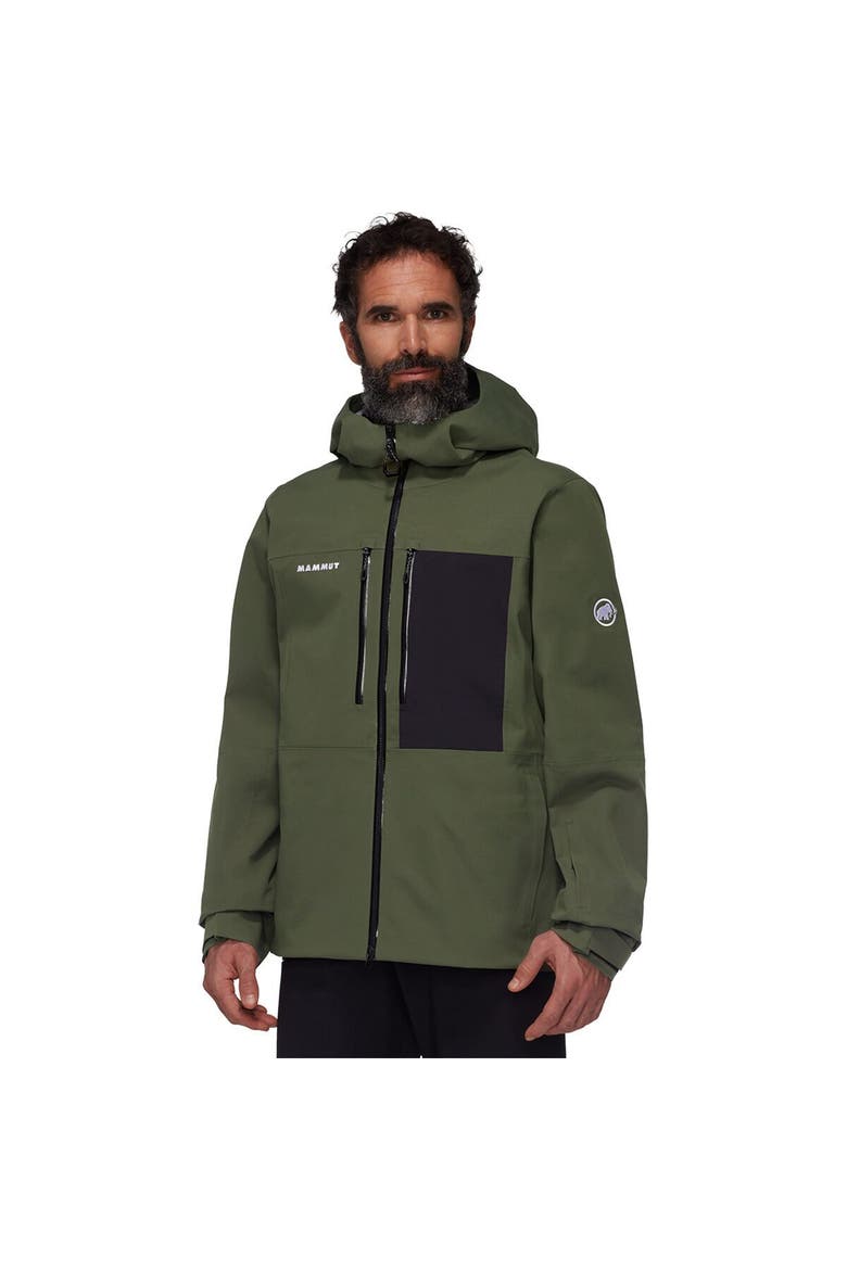 Stoney Hs Hooded Jacket - Men's, Main, color, Dark Marsh/Black