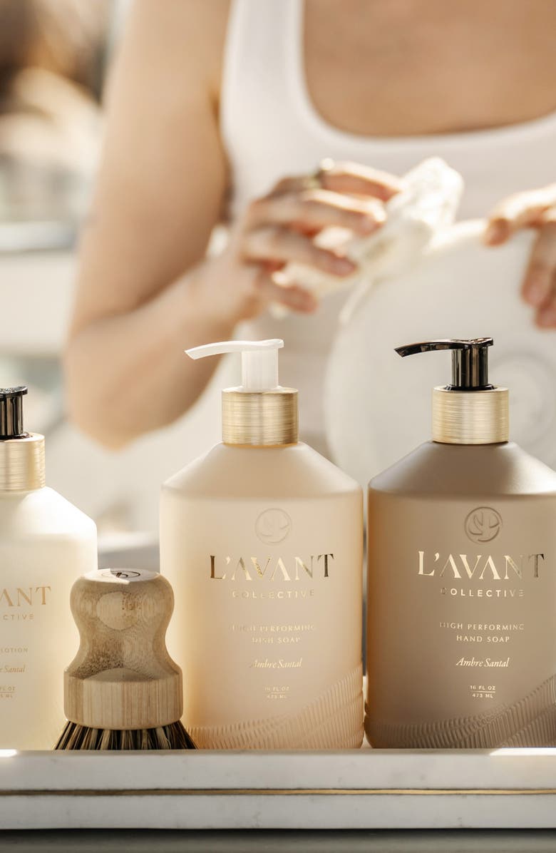 L'AVANT Collective Ambre Santal High Performing Dish Soap, Alternate, color, Cream