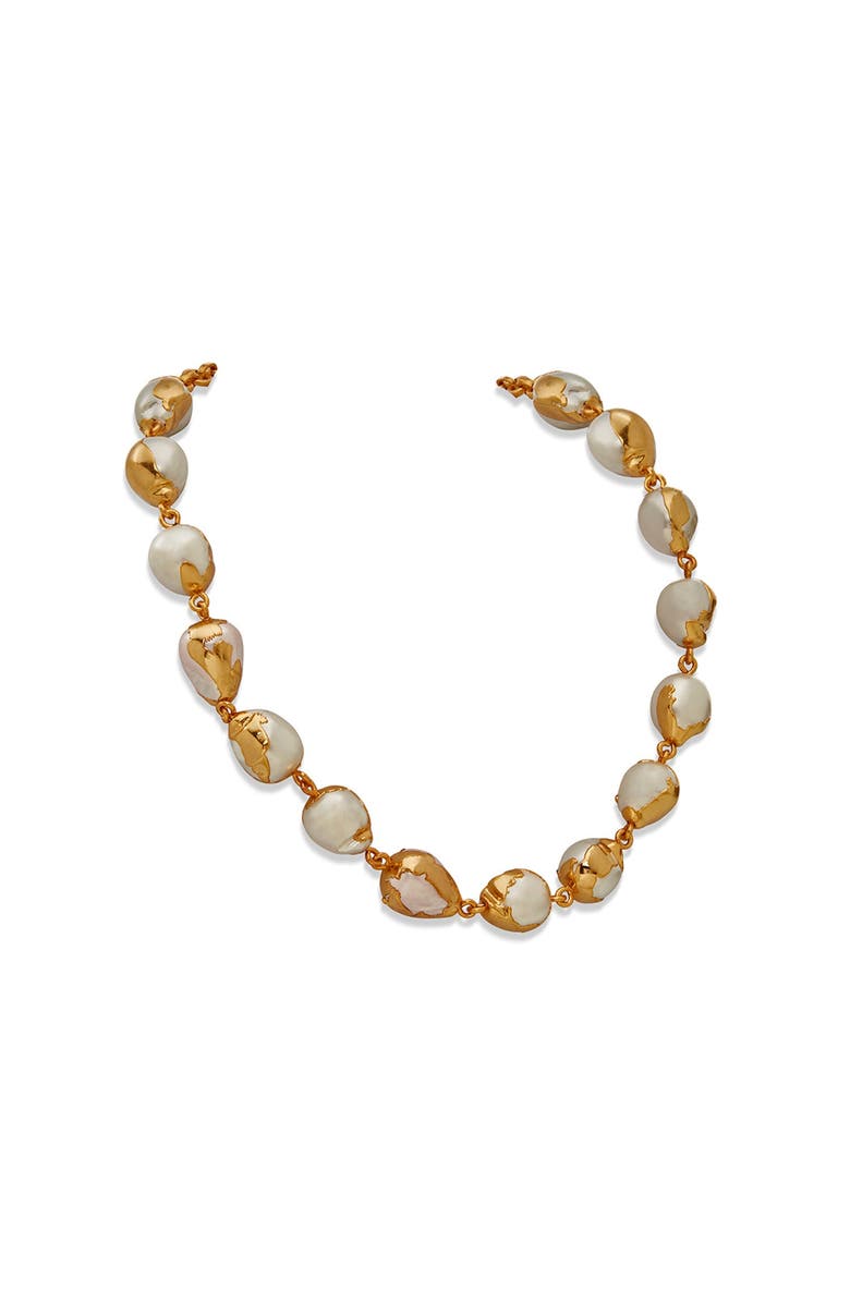 Dhwani Bansal LUNA NECKLACE, Alternate, color, Gold Plated