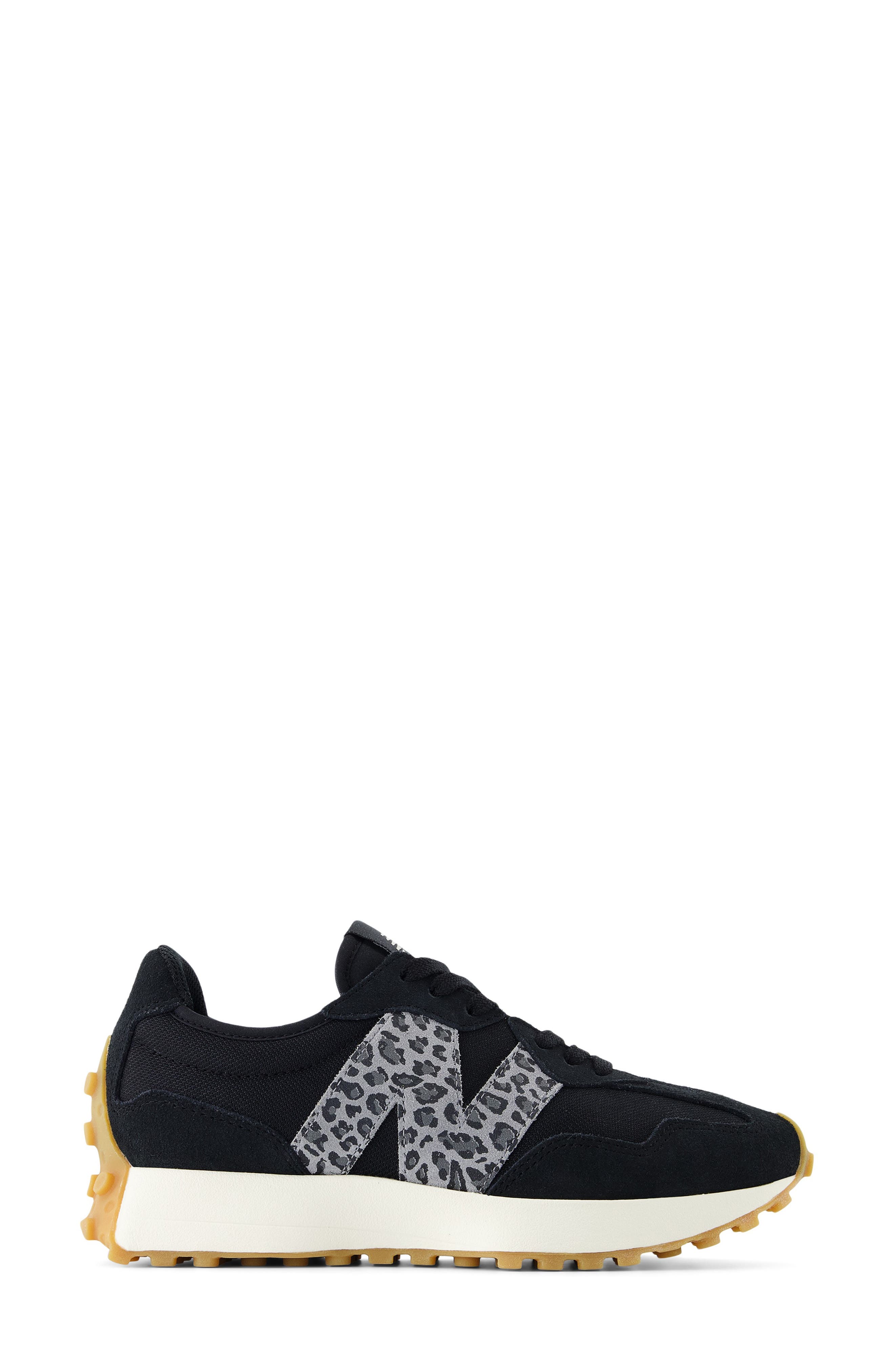 New Balance 327 Sneaker, Alternate, color, Black/ Black